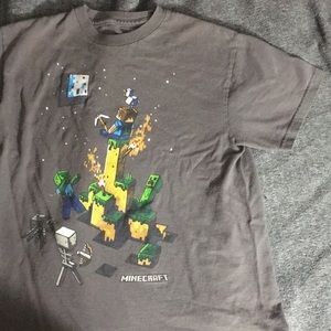 Youth Boy’s Gray MINECRAFT T-Shirt